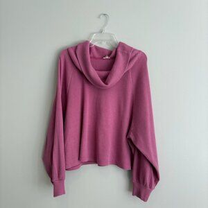 Pilcro Waffle Cowl Neck Sweater Size XL